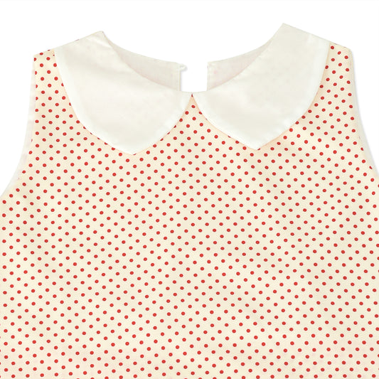 Micro Dot A-line Dress