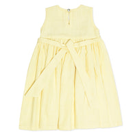 Golden Bloom Smocked Dress
