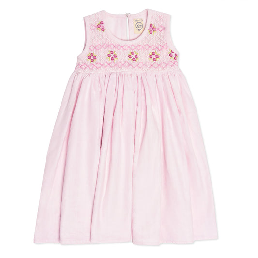 Blush Smocked Dress