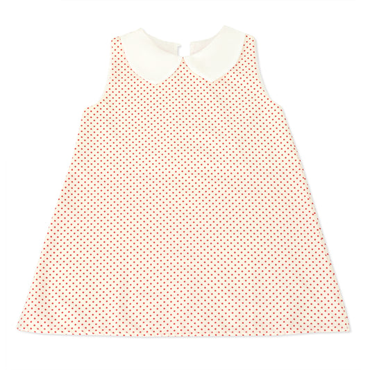 Micro Dot A-line Dress