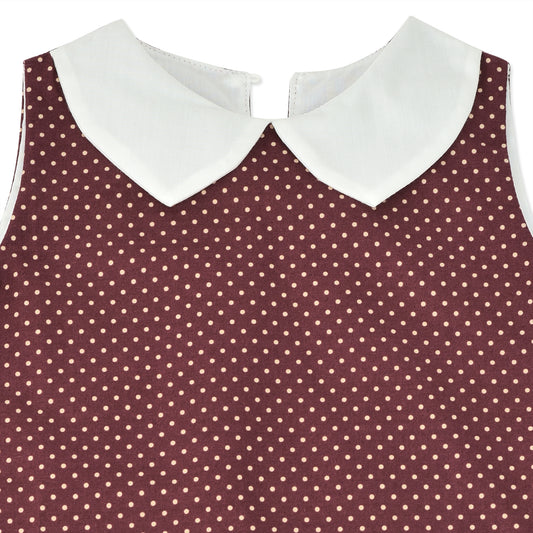 Micro Dot A-line Dress