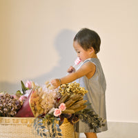 Micro Dot A-line Dress