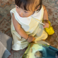 Micro Dot A-line Dress