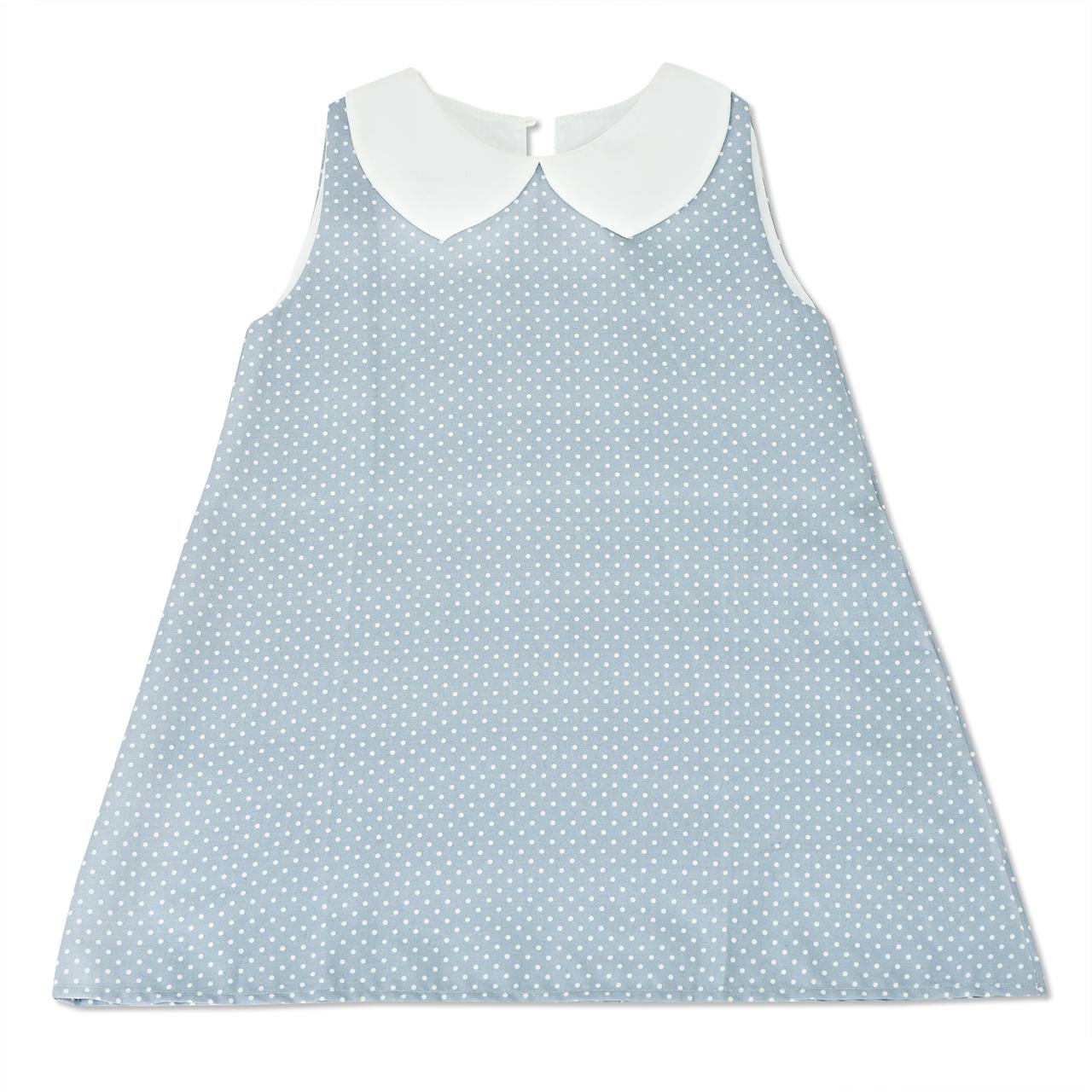 Micro Dot A-line Dress